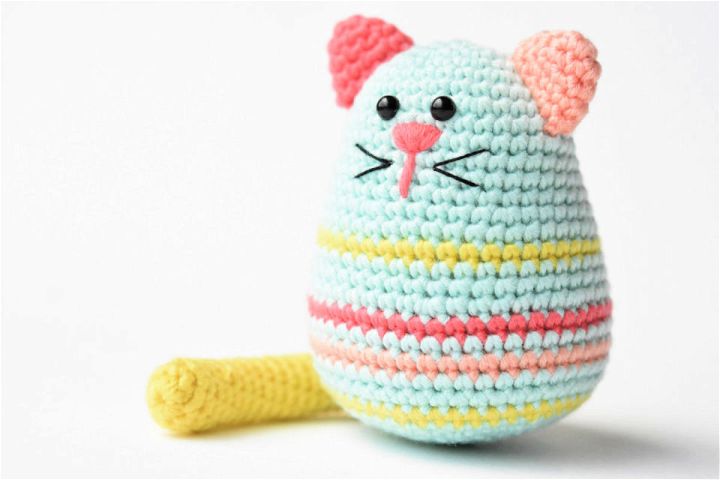 Free Crochet Pattern for Egg Shaped Cat