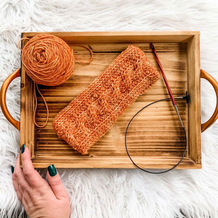 Tunisian Crochet Elliot Headband Pattern