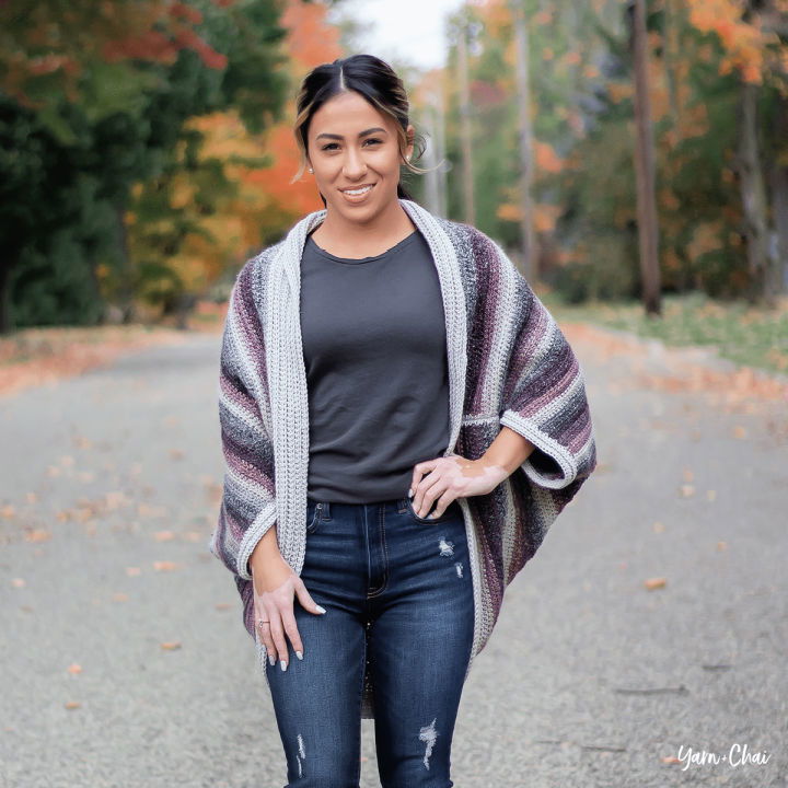 Crochet Fireside Cocoon Cardigan - Free PDF Pattern