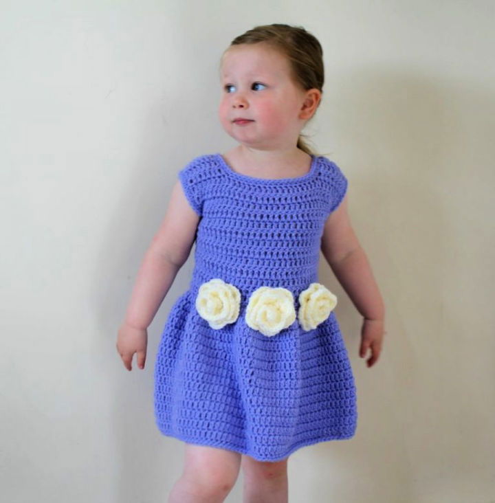 Flower Bridesmaid Dress Free Crochet Pattern