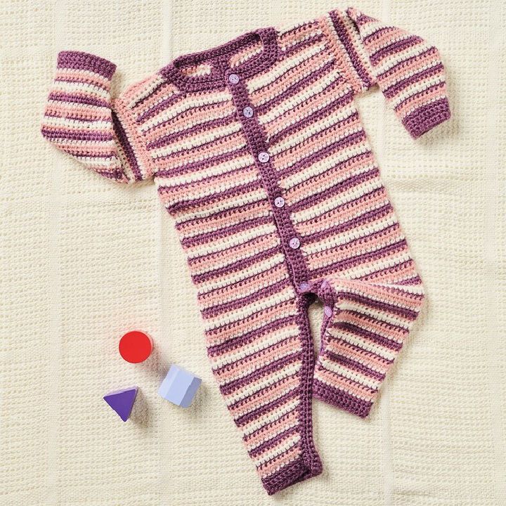 Free Crochet Baby Onesie Pattern