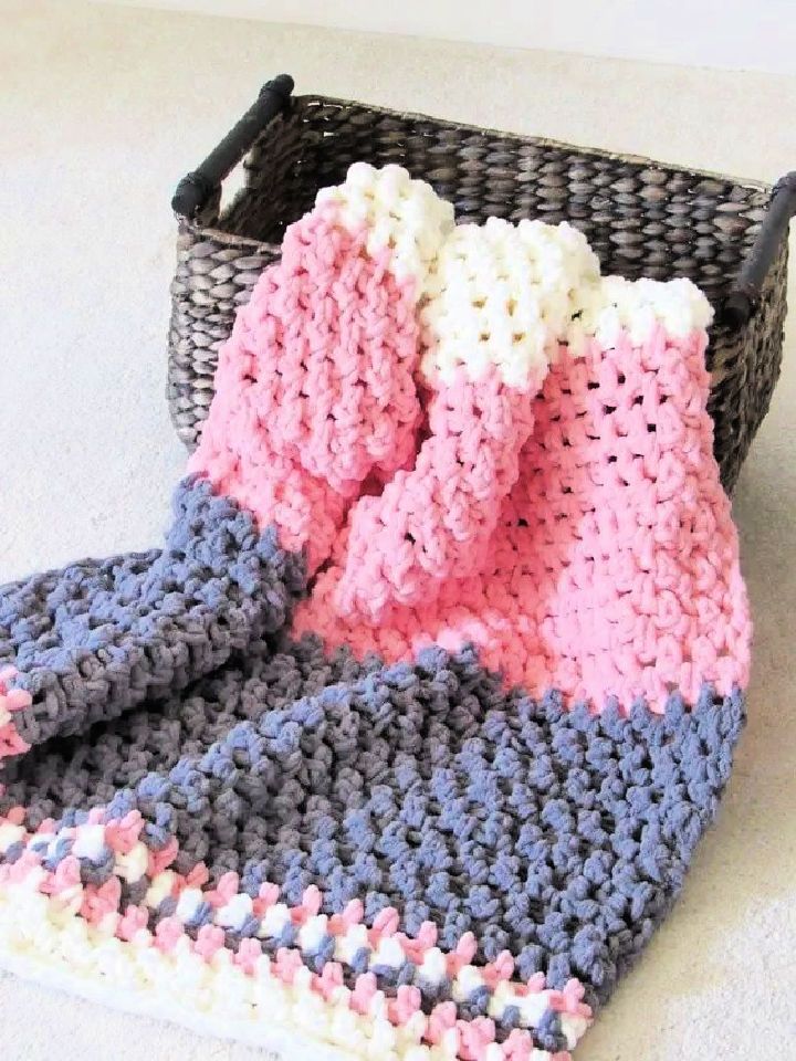 How to Crochet Baby Blanket - Free Pattern