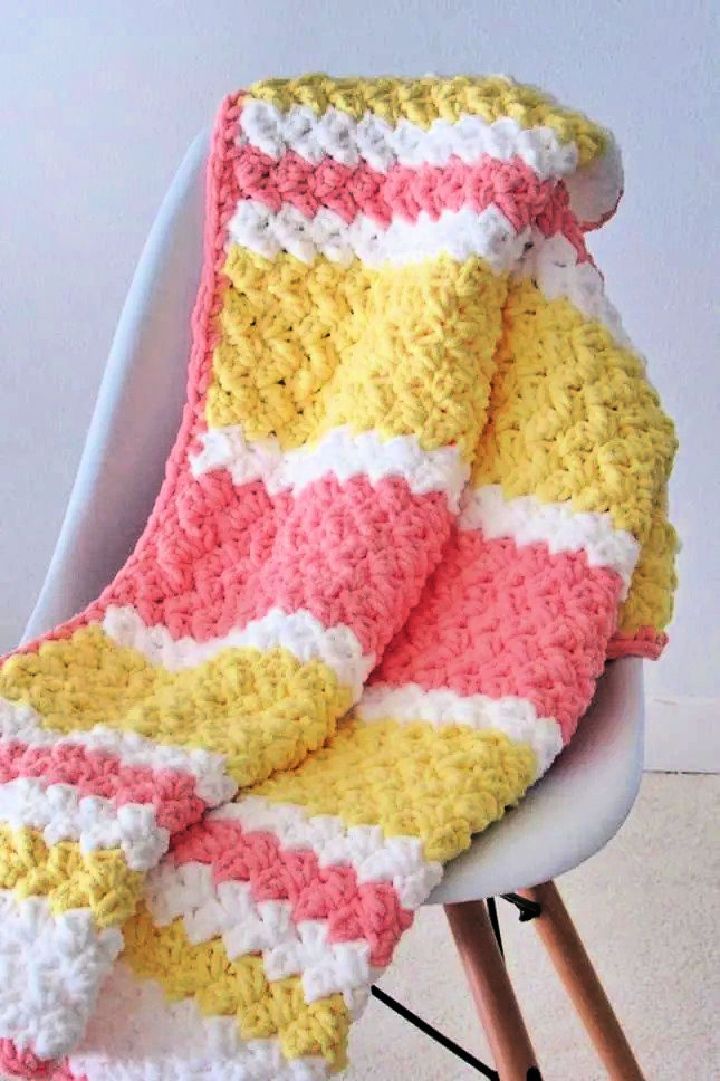 Easy Crochet Blanket Pattern for Babies
