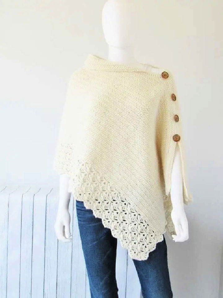 Easy Crochet Poncho Pattern