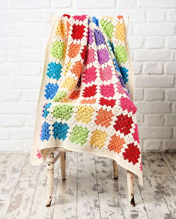 Best Granny Square Baby Blanket Crochet Pattern