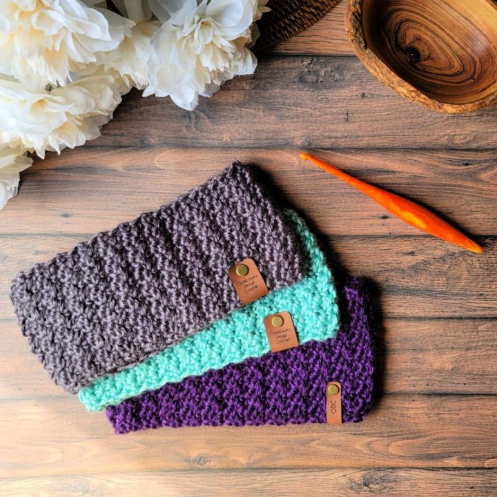 Crochet Ear Warmer Headband for Pattern Beginners