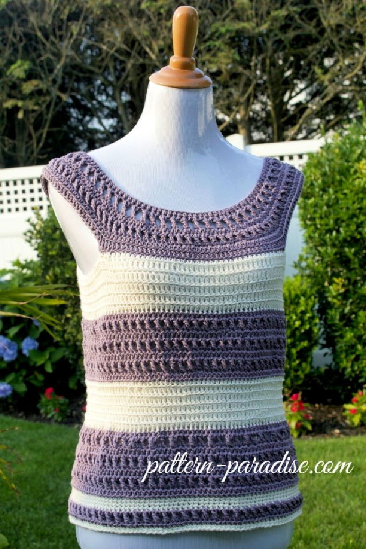 25 Free Crochet Tank Top Patterns (PDF Pattern)