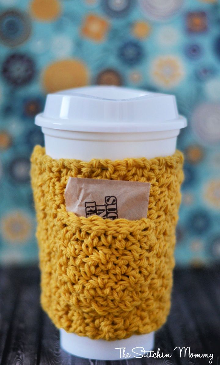 Give Me Some Sugar Coffee Cozy Crochet Pattern