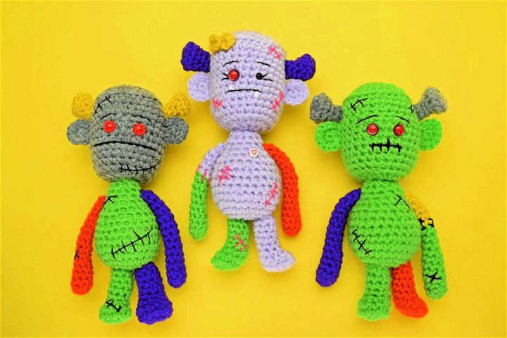 Free Crochet Halloween Ami Monster Pattern