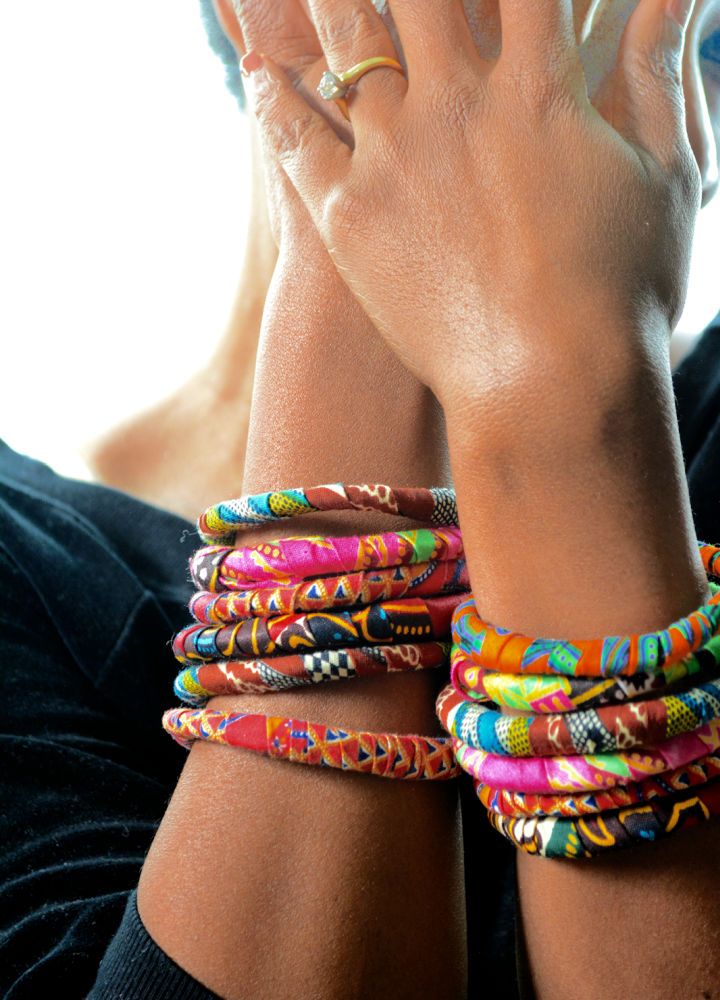 Handmade Ankara Fabric Bracelets