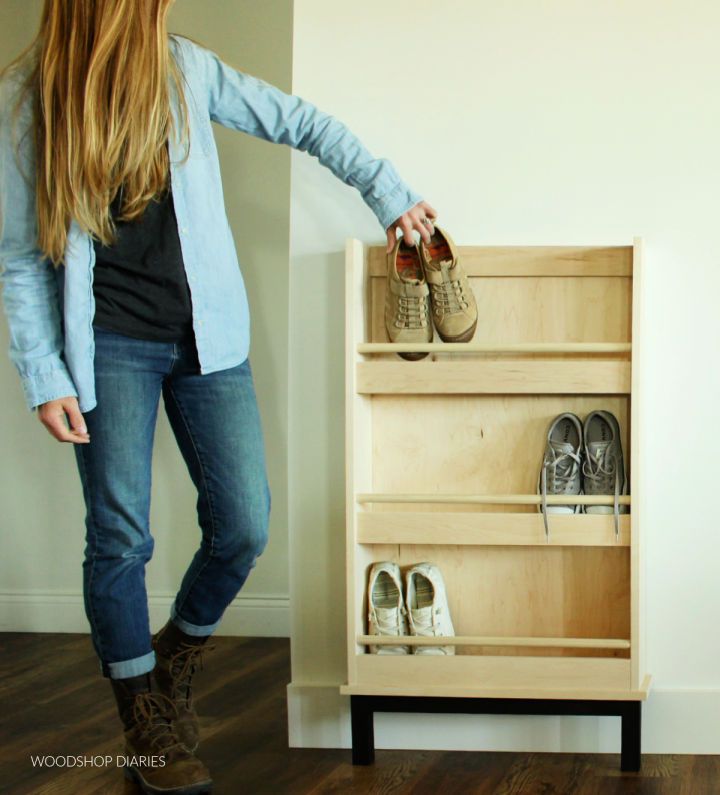 How to Build a Plywood Shoe Rack