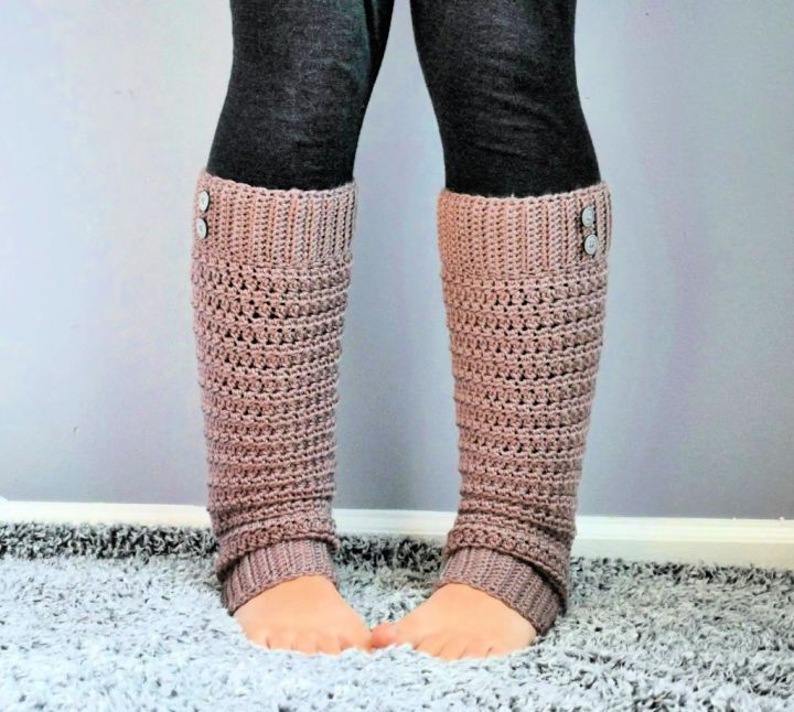 How to Crochet Slouchy Legwarmer - Free Pattern