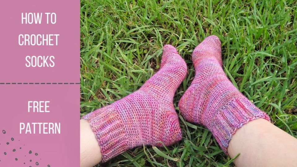 Easy Crochet Socks Tutorial