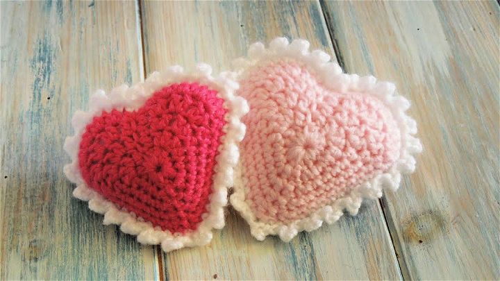 How to Crochet a Padded Picot Heart