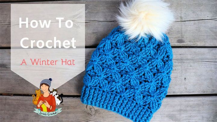 Crochet Winter Hat - Step By Step Instructions