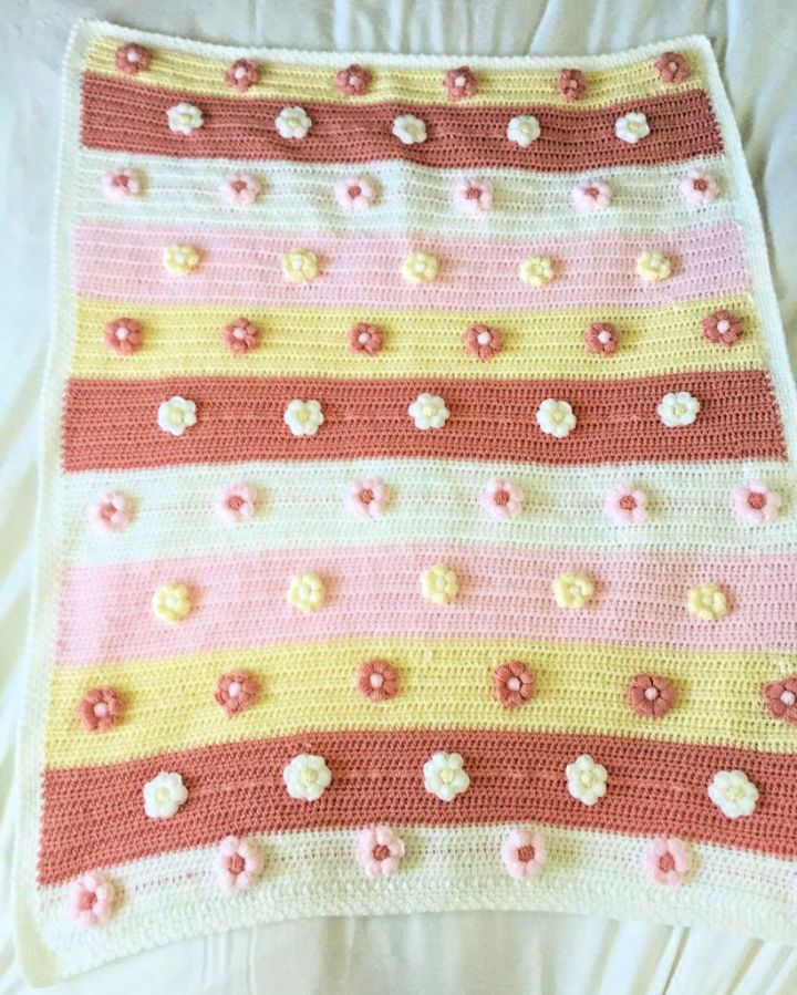 How Do You Crochet Blossoms Bloom Baby Blanket