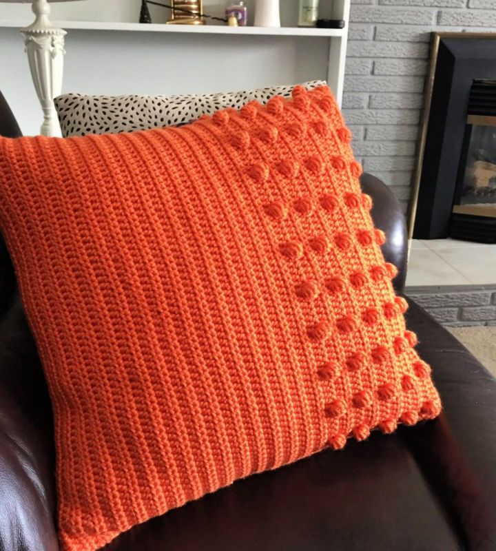 How Do You Crochet the Burst of Sunshine Pillow