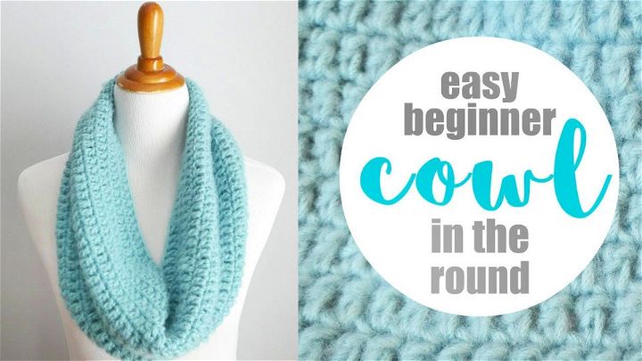 How to Crochet a Cowl in the Round - Free Pattern