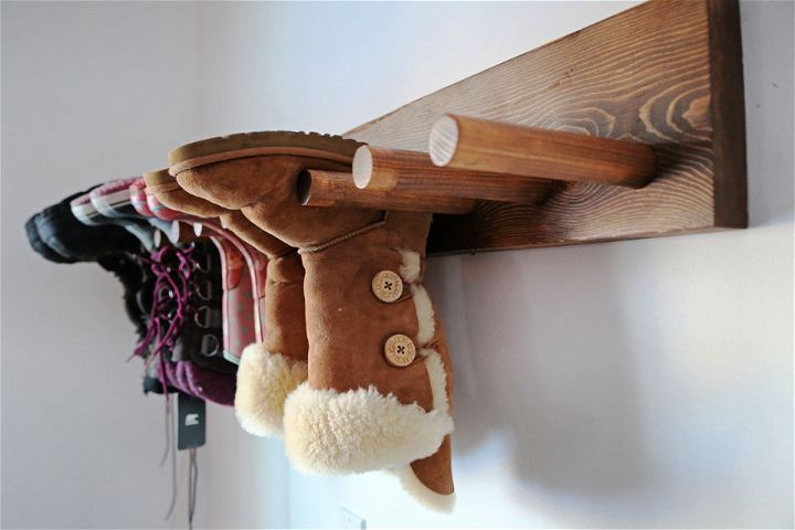 How to Make Boot Rack at Home