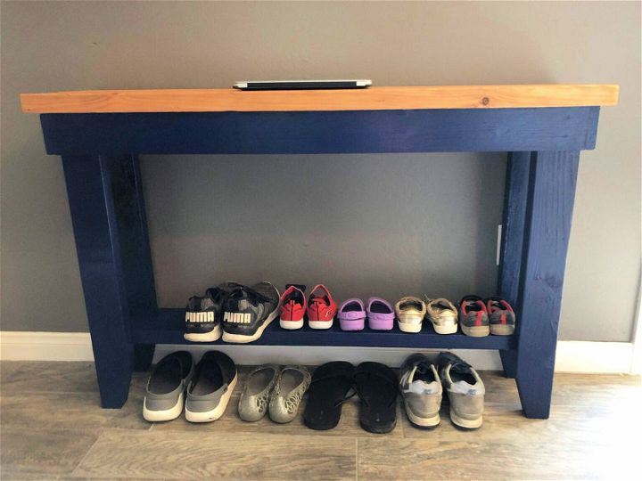 Making an Entryway Shoe Rack Out of Wood