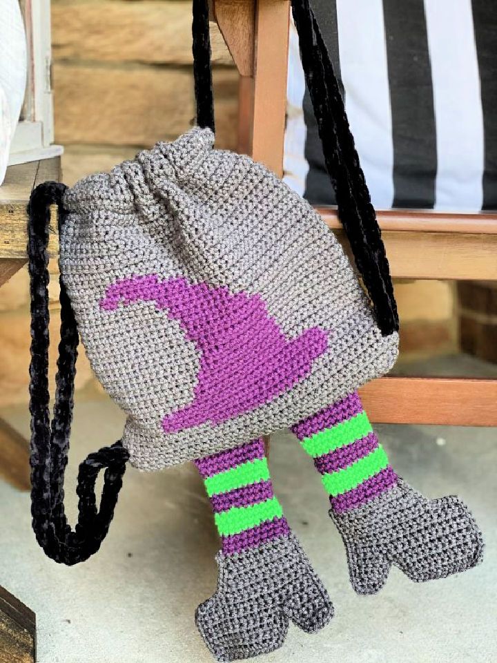 How to Make Halloween Backpack - Free Crochet Pattern
