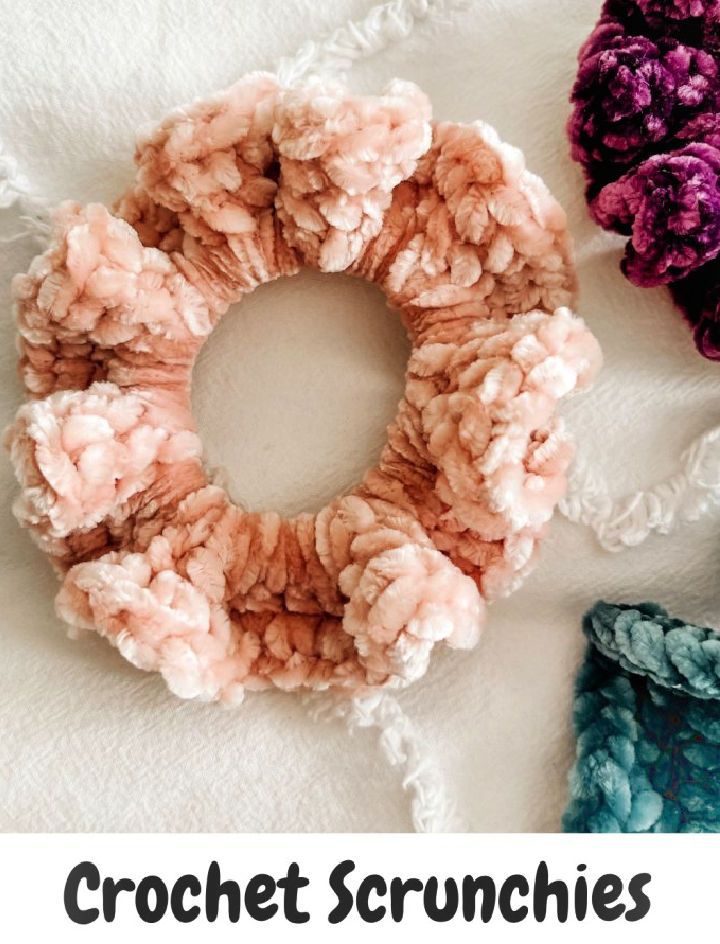 How to Crochet Scrunchie in 5 Minutes