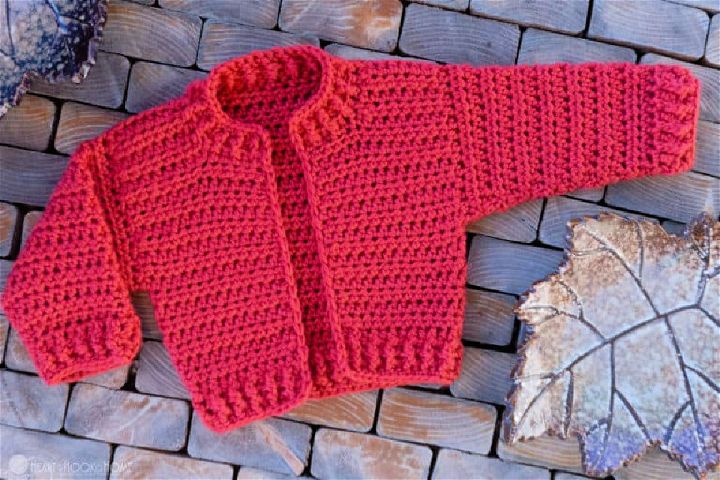 Crochet Infant Bomber Cardi Pattern