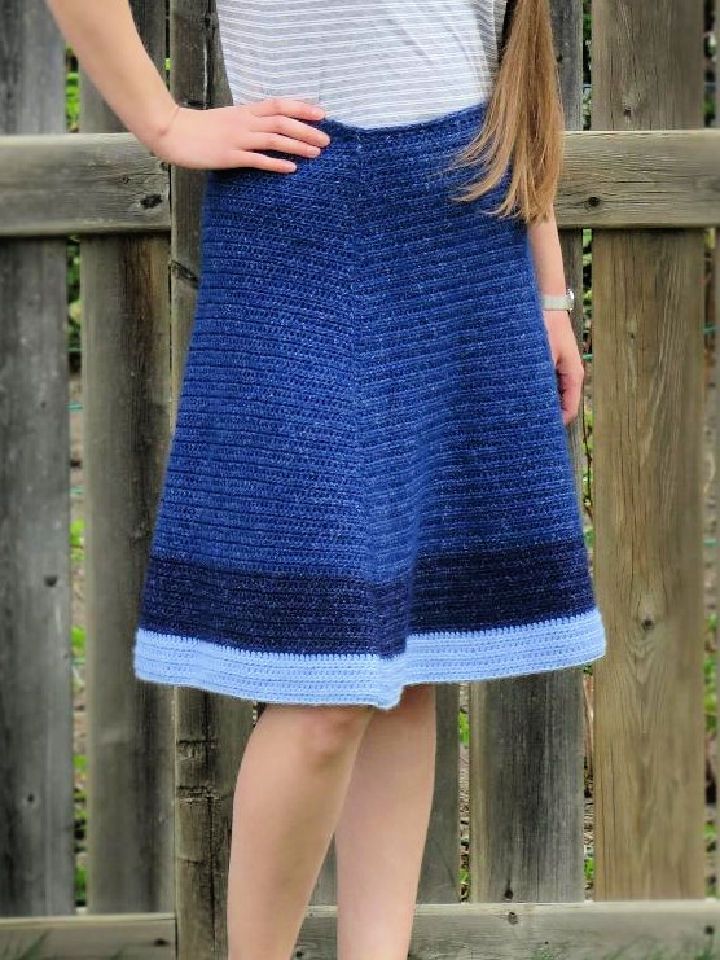 Best Jean Skirt Crochet Pattern
