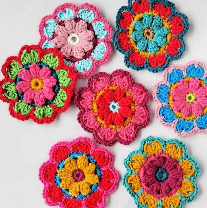 Large Crochet Flower Pattern