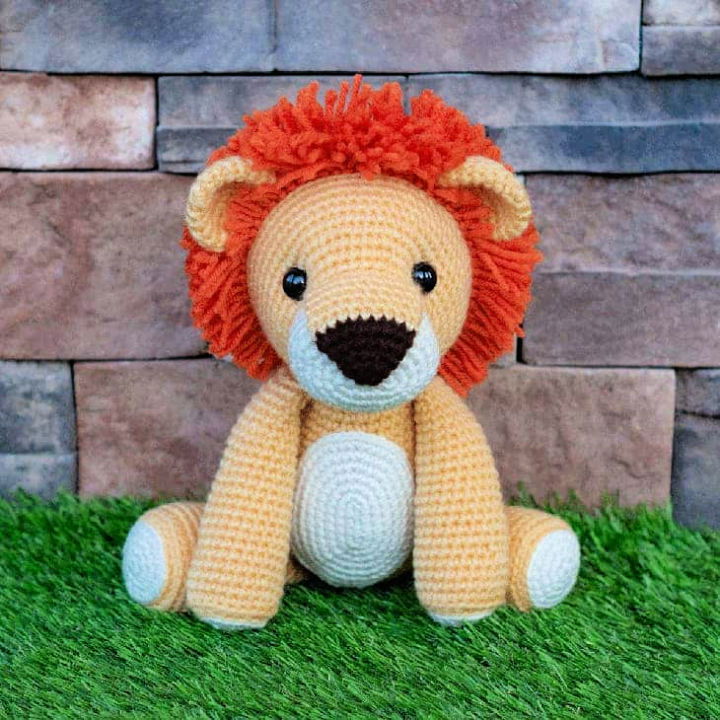 Cool Crochet Laurence the Lion Amigurumi Pattern