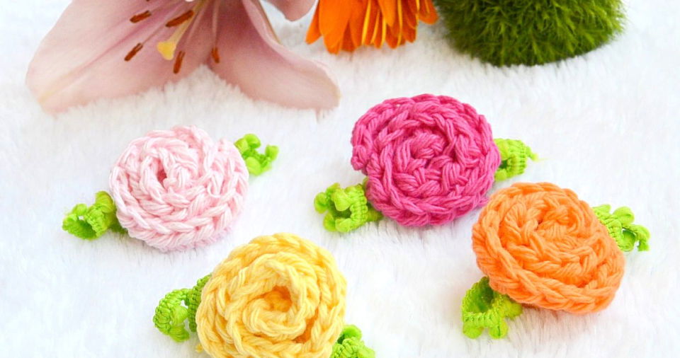 Little Crochet Deco Roses Pattern