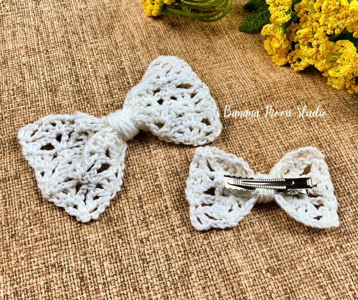 Simple Crochet Loveland Lace Bow Pattern