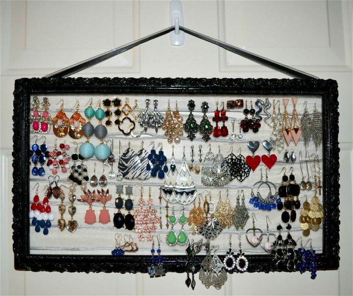 Make Your Own Earring Storage