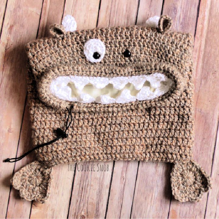 Easy Crochet Monster Toy Bag Pattern