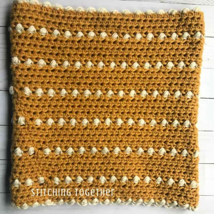Unique Crochet Peekaboo Puff Stitch Cowl Pattern