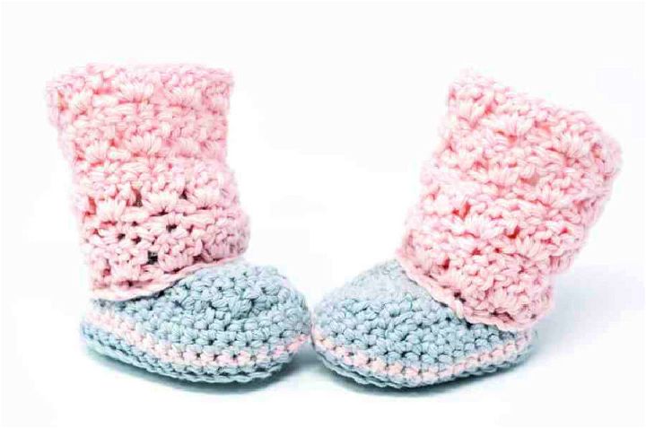 Free Crochet Primrose Baby Boots Pattern