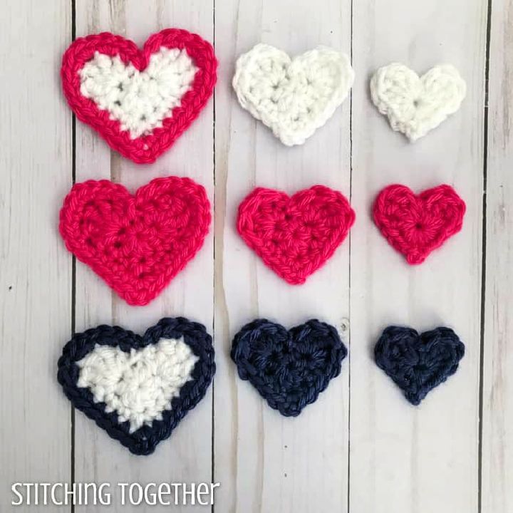 Pretty Crochet Hearts Pattern
