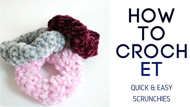 Free Crochet Pattern for Scrunchie