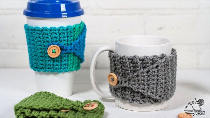 Easy Crochet Cup Cozy Tutorial