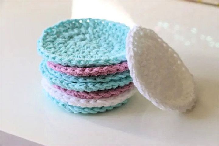 Round Crochet Face Scrubbies Pattern