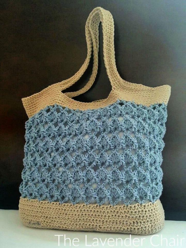 Crochet Sensu Fan Market Tote Pattern