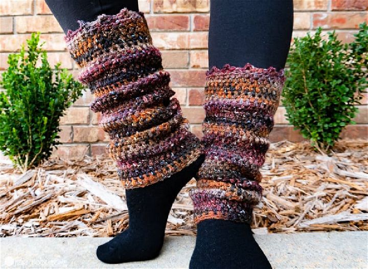 Modern Crochet Sesame Leg Warmers Pattern