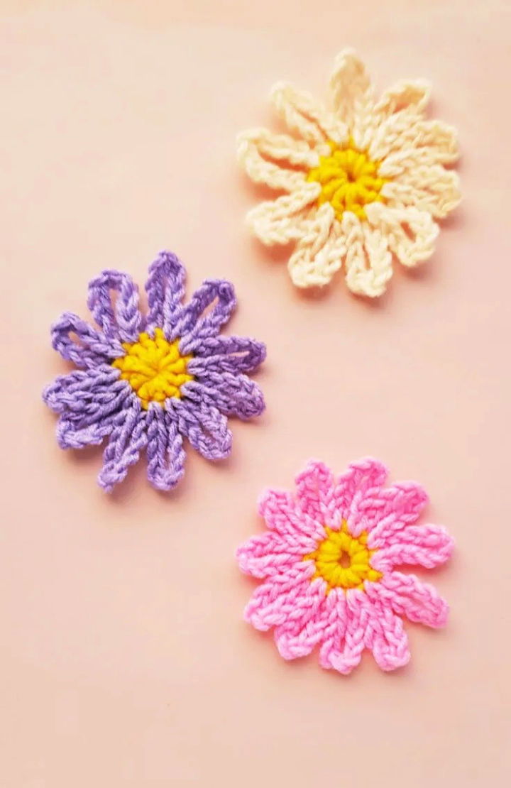 Simple Crochet Flowers Pattern