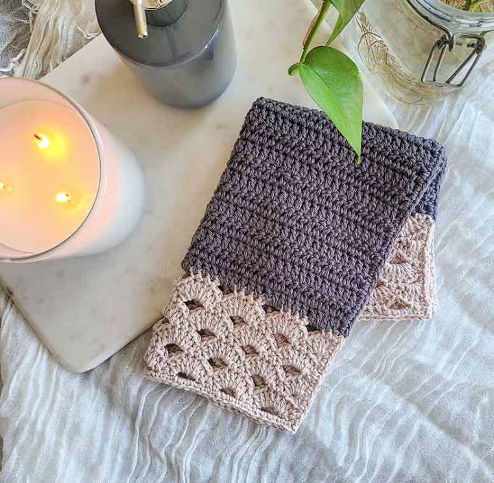 Farmhouse-Style Crochet Hand Towel Pattern