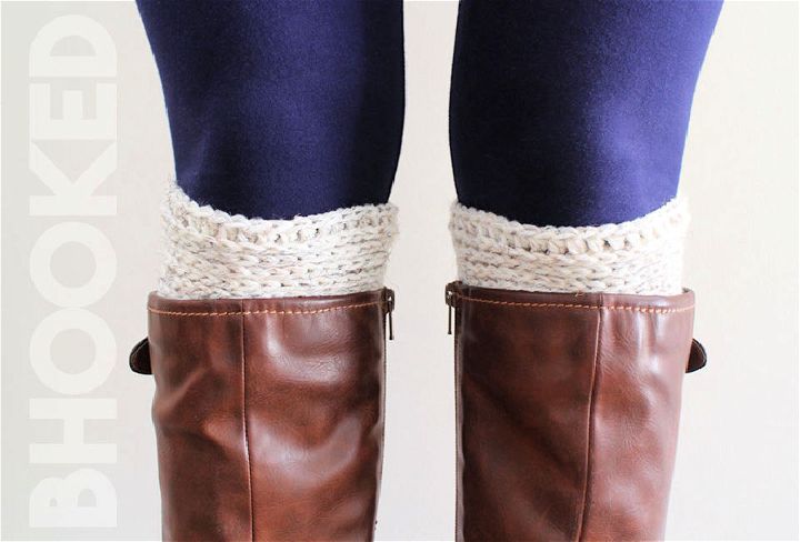 Cool Crochet Ribbed Boot Cuffs Pattern