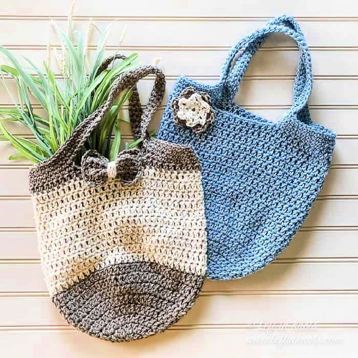 Simple Crochet Small Market Bag Pattern