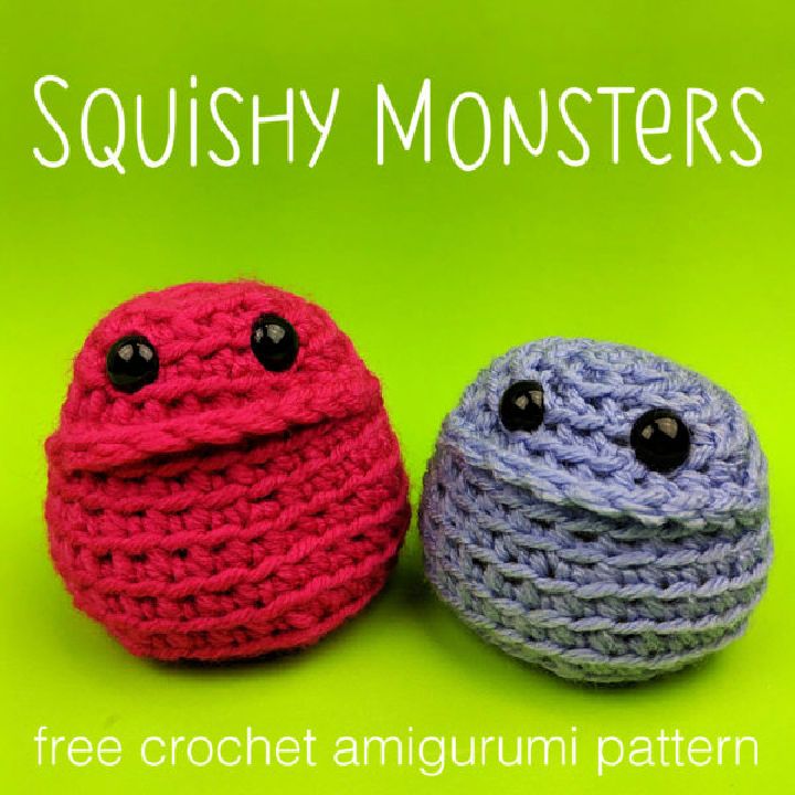 Cute Crochet Squishy Monster Amigurumi Pattern