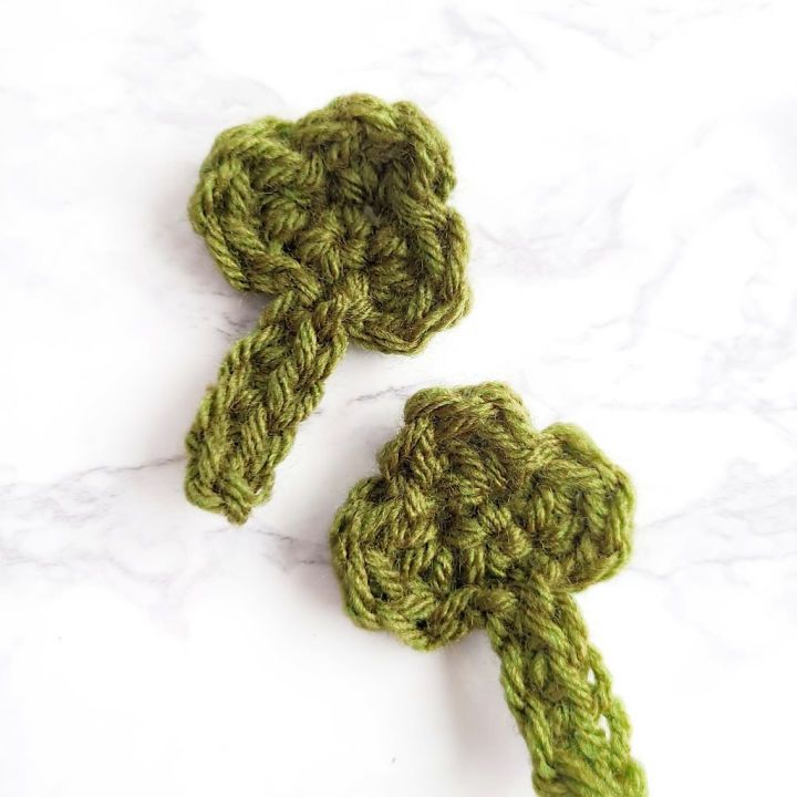 Easiest St Patricks Day Shamrock to Crochet