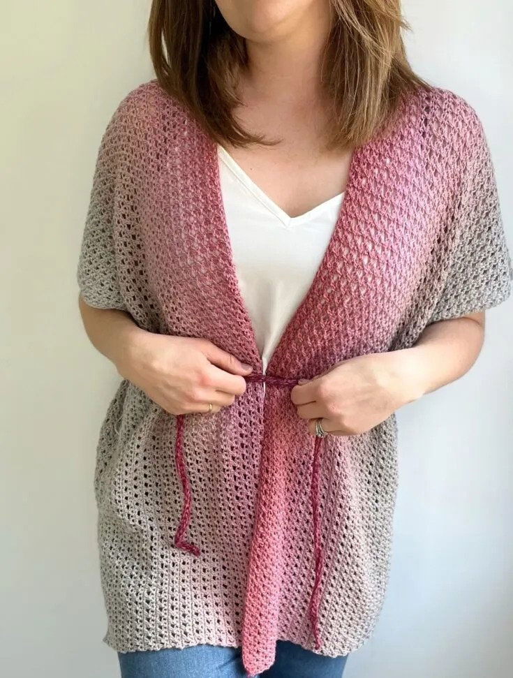 Crocheting a Summer Cardigan - Free Pattern