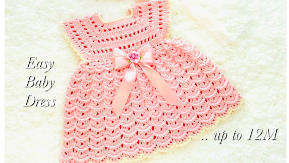 Super Easy Crochet Baby Dress Pattern